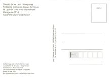 CPM Chemin de fer Lyon Vaugneray Lyon St Jusdt 