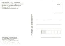 CPM Chemin de fer Lyon Vaugneray Lyon St Jusdt 