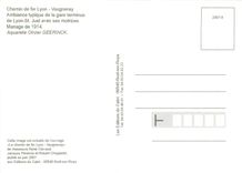 CPM Chemin de fer Lyon Vaugneray Lyon St Jusdt 