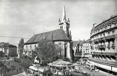 CPM Lausanne place et eglise St Francois 