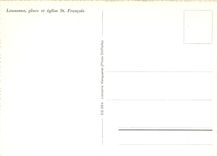 CPM Lausanne place et eglise St Francois 