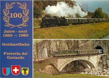CPM Switzerland Jahre Gotthardbahn 