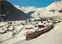 CPM Sendrun Bugnei gegen das Skigebiet von Milz und den Oberalp Pass