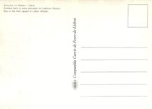 CPM Bus in the main square of Lisbon 