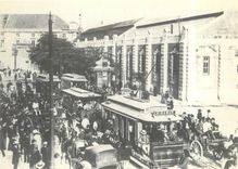 CPM Inauguration in 1901 of the electric traction Lisboa