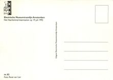 CPM Electrische Museumtramlijn Amsterdam 