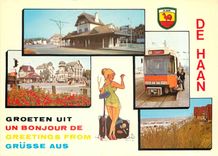 CPM Greetings from Grusse Aus De Haan