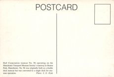 CPM Hull Corportaion tramcar 