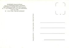 CPM Suresnes Hauts de Seine Bapteme de la rame TGV PSE 