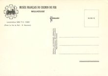 CPM Mulhouse Locomotive 5452 PO 1922