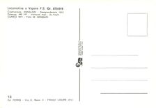 CPM Locomotiva CA Trifase FS Gr E 875 019