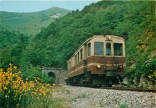 CPM Ferrovia Genova Casella Electric railcar and freight trailer 