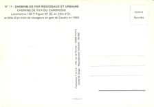 CPM Chemins de fer du Cambresis Gare de Caudry