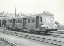 CPM Vapeurs Belges Depot de Monceau Autorail 608 01 