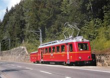 CPM Chemin de fer Bex Villars Bretaye