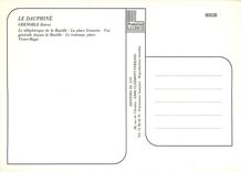 CPM Grenoble Le teleferique de la Bastille La place Grenette Vue generale depuis la Bastille Le tram