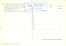 CPM La Rhune The cogwheel train passing near the alp 