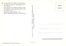 CPM The summit of la Rhune La gare du train a Cremaillere et la cote Basque