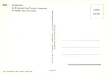 CPM La Rhune Le croisement des trains a la descente au plateau des 3 fontaines