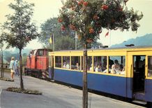 CPM Le Trimbleu Blegny Trembleur Le train 