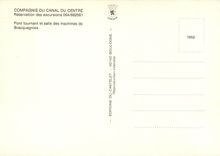 CPM Compagnie du Canal du Centre Pont tournant et salle des machines de Bracquegnies