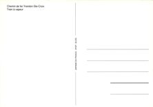 CPM chemin de Fer Yverdon Ste Croix Train a vapeur