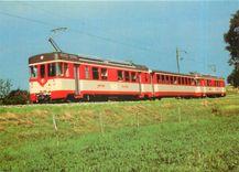 CPM Yverdon Ste Croix Rame Be 4 4 a proximite de Baulmes