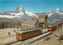CPM Station Gornegrat Zermatt Matterhorn Dt Blanche