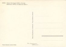 CPM Station Gornegrat Zermatt Matterhorn Dt Blanche