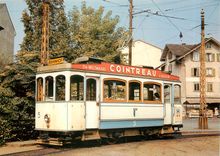 CPM Tramways of Lucerne Automotrice BE 2 2 5 Cointreau