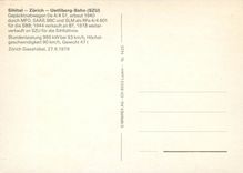 CPM Sihital Zurich Uetliberg Bahn 