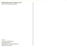 CPM Strasenbahnungluck in Munchen 1917 