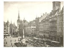 CPM Das Alte Munchen Marienplatz um 1900