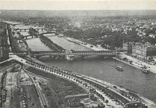 CPM Cercle Ouest Parisien d'Etudes Ferroviaires Gare du Champ de Mars Pont de Passy