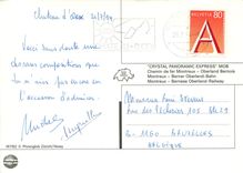 CPM Crystal Panoramic Express Chemin de fer Montreux Oberland Bernois