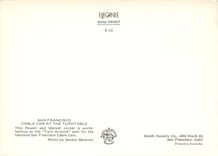 CPM San Francisco Cable Car at the Turntable Tramway