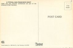 CPM Cable Car Climbing San Francisco Hill Tramway