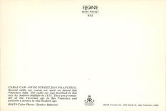 CPM Cable Car Hyde Street San Francisco 