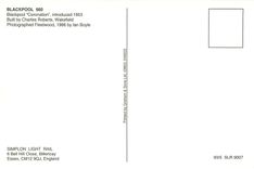 CPM Blackpool Coronation introduced 1953 