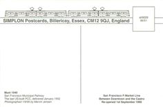 CPM San Francisco F Market Line Between Downtown and the Castro 