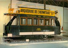 CPM Tramway a Chevaux Arquebuse de l'Hermitage