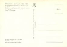 CPM Tramway a Chevaux Arquebuse de l'Hermitage