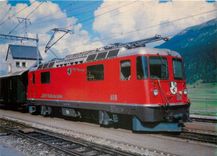 CPM Rhatis he Bahn Ge 4  618 Bergun Bravuogn