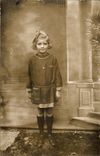 CPA Real photo child RaVET girl
