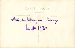 CPA Carte photo saint Valery en Caux Aout 1930 plage anness folles