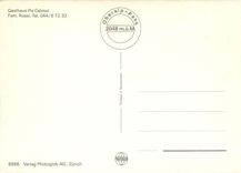 CPM Oberalppass Zurich Gasthaus Piz Calmot Fam Russi