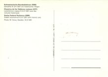 CPM Swiss Federal Railways Locomotive a vapeur B 3 4 1367 avec des voitures historiques