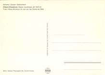 CPM Switzerland Villars Chesieres Train Villars Bretaye et vue sur les Dents du Midi