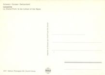 CPM Switzerland Lausanne Le grand pont le lac Leman et les Alpes