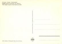 CPM Switzerland Leysin Train Aigle Leysin et les dents du Midi